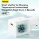 Адаптер мережевий Baseus GaN5 Fast Charger (mini) |1Type-C, 20W/3A, PD/QC| White - зображення 12