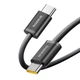 Кабель Baseus Dynamic 4 Fast Charging Data Cable USB-C to USB-C |100W, 2m| Black - изображение 4