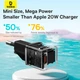 Адаптер сетевой Baseus GaN5 Fast Charger (mini) |1Type-C, 20W/3A, PD/QC| (With C to C 100W 1m cable) Black - изображение 10