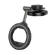 Тримач HOCO View folding magnetic ring Car holder (center console) H77 Black - зображення 2