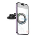 Тримач HOCO View folding magnetic ring Car holder (center console) H77 Black - зображення 5
