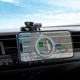 Тримач HOCO View folding magnetic ring Car holder (center console) H77 Black - зображення 6