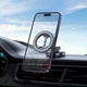 Тримач HOCO View folding magnetic ring Car holder (center console) H77 Black - зображення 7