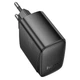 Адаптер сетевой HOCO Bright PD charger CS63A |1USB/1Type-C, 65W/3A| Black - изображение 2