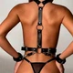 Портупея Эпатаж с наручниками Черный One Size - изображение 8
