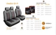 Чохли для сидінь універсальні Beltex Comfort 2+1 тип B Графіт Темно-Сірі (BX54310) - изображение 2