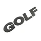 Емблема напис GOLF Гольф для Volkswagen Чорний 121x26 мм на скотчі - изображение 1