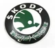 Емблема Skoda D80 мм на скотчі МАЛА (пр-во Польща) ПХ 172.53 - зображення 1