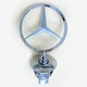 Емблема приціл на капот Mercedes-Benz Хром W124 (РЕСТАЙЛ) W210 W202 W203 W204 W221 W211 W212 W222 метал (Завод) OEM a2218800086 - зображення 5