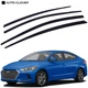 Дефлектори вікон вітровики для Hyundai Elantra 2015- 4 шт (Auto Clover) - зображення 1