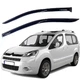 Дефлектори вікон ветровики для Citroen Berlingo II 2008-2018 Скотч 3M 2 шт Voron Glass - изображение 1