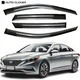 Дефлектори вікон вітровики для Hyundai Sonata LF 2015-2019 4 шт (Auto Clover) - изображение 1