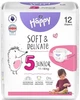Детские подгузники 11-18 кг, размер 5 Junior, 12 шт - Bella Baby Happy Soft & Delicate 12шт (1274128-31104072) - изображение 1