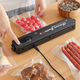 Кухонный вакуумный упаковщик пищевых продуктов Vacuum Sealer Черный (см11102) - изображение 5