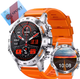 Чоловічі смарт годинники UWatch Canmixs водонепроникні протиударні з круглим циферблатом Помаранчевий - зображення 3