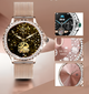 Женские смарт часы UWatch с камушками с 2 ремешками IP67 встроенный фитнес-трекер - изображение 3