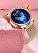 Женские умные часы UWatch водонепроницаемые с круглым циферблатом золотые - изображение 3