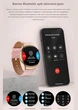Жіночі смарт-часи UWatch з функцією дзвінка круглі Золоті - зображення 5
