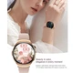 Жіночі смарт-часи UWatch з функцією дзвінка круглі Золоті - зображення 9