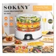 Сушарка для фруктів та овочів 350 Вт Білий Sokany SK-10072 - зображення 7