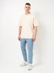 Футболка хлопковая спортивная длинная мужская Reebok 4M Keta LTT13 M Бежевая (2012001768535) - изображение 3