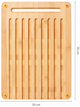Deska do krojenia Fiskars Functional Form bambusowa 25 x 35 cm (6424002013549) - obraz 2