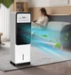 Мобильный кондиционер моноблок на тепло и холод Domotec 3600W Водяной охладитель воздуха 675783 White - изображение 12