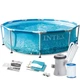 Каркасный круглый бассейн Intex с фильтрующим насосом 305 x 76 см - изображение 1