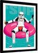 Obraz w ramce Abystyle Studio Original Stormtrooper Pool Boy (3665361155317) - obraz 2