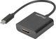 Адаптер Lanberg USB-C 3.1 - HDMI 0.15 м Black (5901969418484) - зображення 1