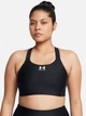 Спортивный топ для фитнеса женский Under Armour UA HeatGear High 1379195-002 XL Черный (196886967152) - изображение 5