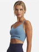 Спортивный топ для фитнеса женский Under Armour Vanish Seamless Low Bra 1384417-418 XL Синий (198632559659) - изображение 1