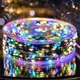 Гирлянда Роса нить 2000 LED 200 м с пультом от сети зеленый/разноцветный GarlandoPro 2000L200MGML - изображение 2