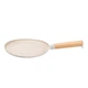 Сковорода для блинов алюминиевая 23.5 см круглая Бежевый TS Kitchen HP39579W - изображение 5