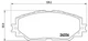 Гальмівні колодки BREMBO P83082 Toyota Auris, Corolla, Rav-4, Yaris, Verso 04465YZZR3, 0446542190, 0446542180 - зображення 1