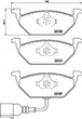 Колодки гальмові BREMBO P85072 Volkswagen Polo, Golf, Caddy, Jetta, Bora; Skoda Fabia, Yeti, Octavia, Roomster; Seat Ibiza, Leon, Toledo; Audi A3, A2 JZW698151, 1K0698151J, 1K0698151G - зображення 1