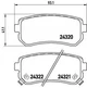 Тормозные колодки BREMBO P30025 Hyundai I30, Accent; KIA Pro Ceed, Sportage, Ceed, Rio 583020ZA00, 583021GA00, 583021HA00 - изображение 1