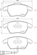 Колодки гальмівні BREMBO P85146 Audi A1, A3, TT; Volkswagen Passat, CC, Touran, Golf, EOS, Caddy, Jetta, Scirocco; Skoda Yeti, Superb, Octavia; Seat Leon 3C0698151J, 3C0698151D, 3C0698151C - зображення 1