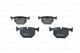 Гальмівні колодки BOSCH 0986494006 BMW 3 Series, 7 Series, X3, X5, 5 Series; Land Rover Range Rover 34211163324, 34211163326, 34211163833 - зображення 3