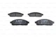 Колодки гальмові BOSCH 0986494268 Mitsubishi L200, Pajero MZ690356, D1060JX50B, AY040NS158 - зображення 3