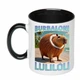Чашка с печатью "Burbaloni Luliloli" (цвет чёрный) (28720) - изображение 1