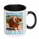 Чашка с печатью "Burbaloni Luliloli" (цвет чёрный) (28720) - изображение 2