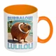 Чашка с печатью "Burbaloni Luliloli" (цвет оранжевый) (28724) - изображение 2