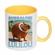 Чашка с печатью "Burbaloni Luliloli" (цвет жёлтый) (28727) - изображение 2