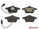 Тормозные колодки BREMBO P85085 Volkswagen Passat; Audi A6, A4; Skoda Superb; Seat Exeo JZW698151N, 8E0698151K, 8E0698151J - изображение 2