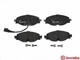 Гальмівні колодки BREMBO P85126 Seat Leon; Volkswagen Golf, T-Roc, Passat, Tiguan, Touran; Audi A3, TT; Skoda Octavia, Kodiaq, Superb, Karoq 8V0698151G, 8V0698151D, 8V0698151B - зображення 2