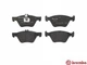 Колодки гальмові BREMBO P50026 Mercedes E-Class, S-Class; Chrysler CROSSFIRE 0024205020, 0024204520, 0034202920 - зображення 2