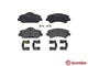 Гальмівні колодки BREMBO P61113 Peugeot 308; Citroen C-Elysee, C4 1610699280, 1608691380, 1619790580 - зображення 2