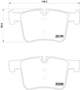 Гальмівні колодки BREMBO P06075 BMW 3 Series, X4, 4 Series, X3, 2 Series, 1 Series 34116854126, 34114073936, 34106859182 - зображення 1