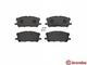 Гальмівні колодки BREMBO P83067 Lexus RX 0446548110, 044650W070, 0446548100 - зображення 2
